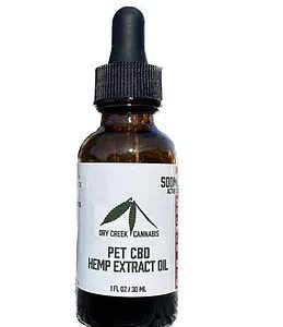 Dry Creek 500mg Pet CBD tincture
